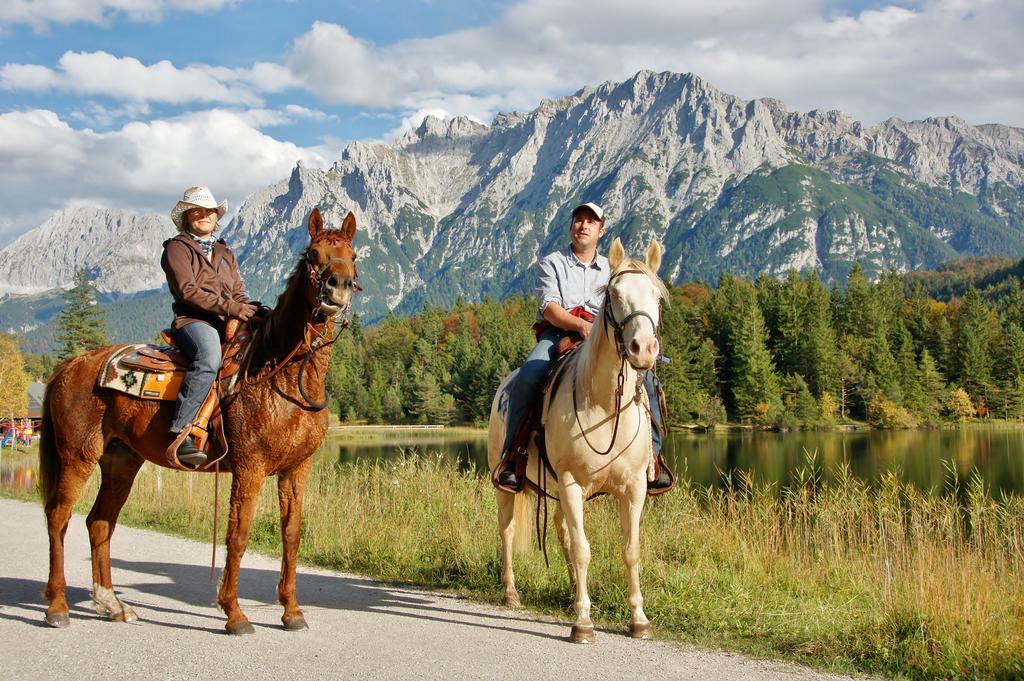 Ferienwohnung Johannesklause Mittenwald Dış mekan fotoğraf